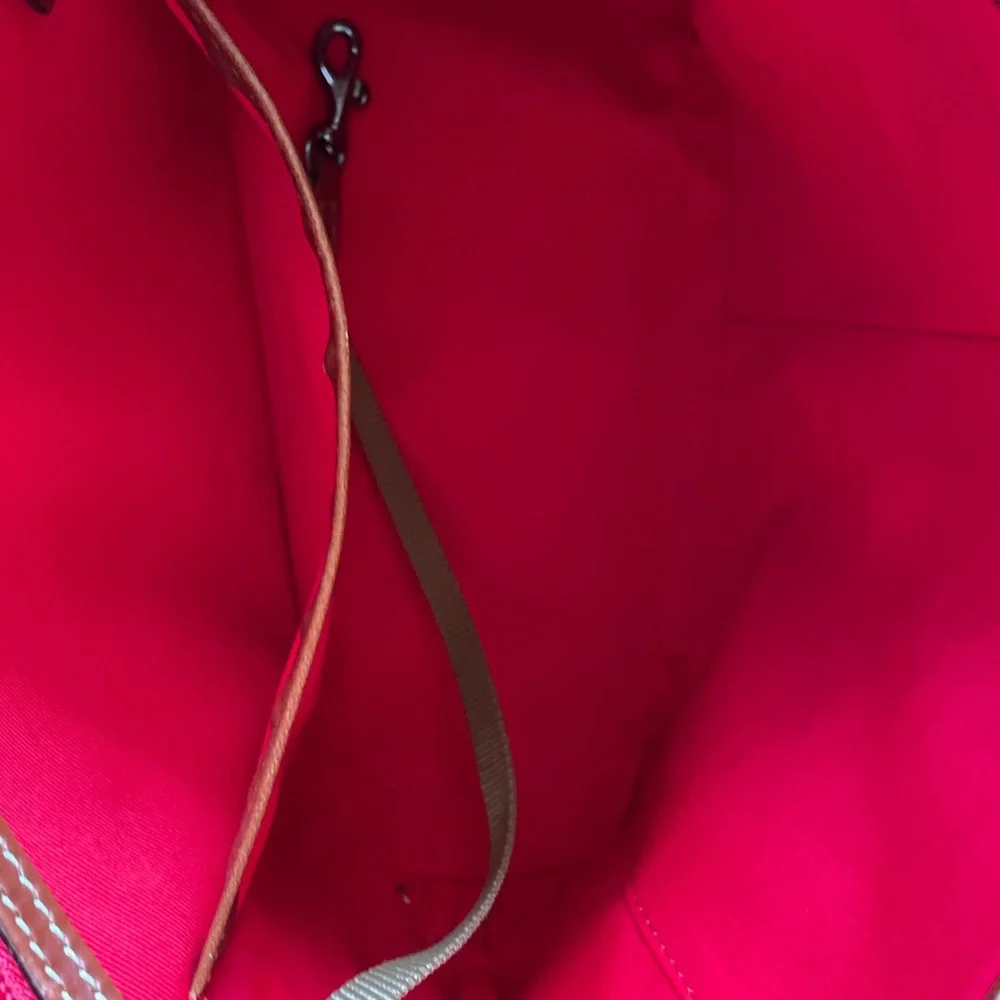 Dooney & Bourke Tan and Brown‎ Zip Zip Satchel